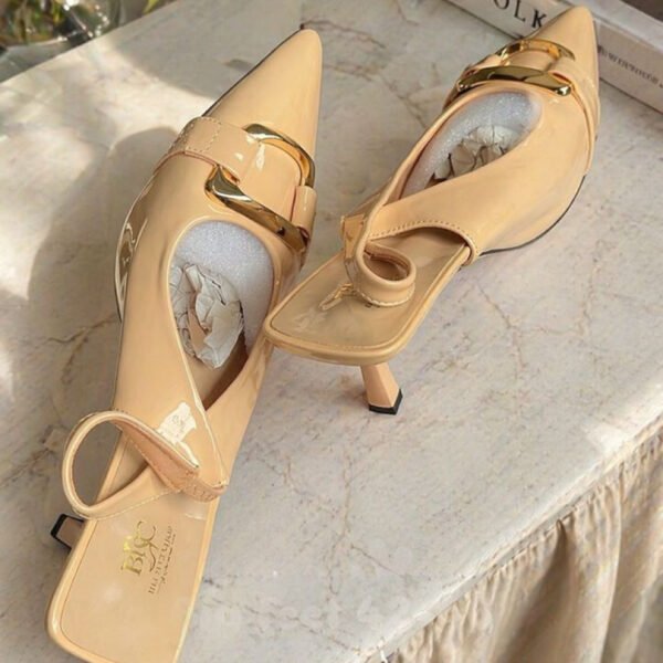 Shine-point Sling Back Shoes for Women
