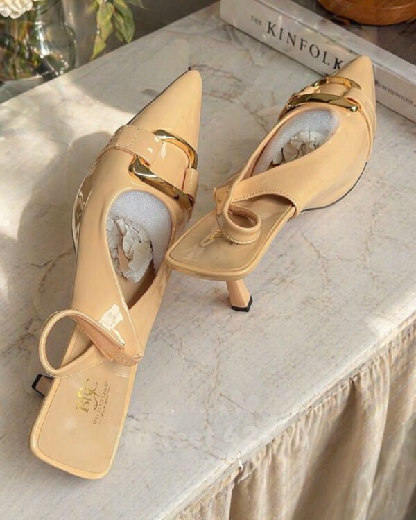 Shine-point Sling Back Shoes for Women