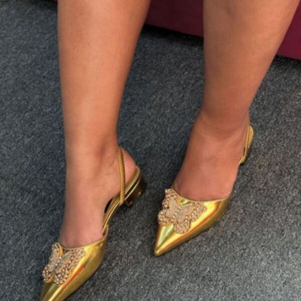 Butterfly Sling Back Shoes for Women